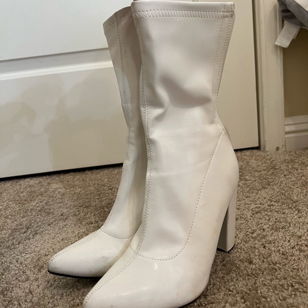 White Boots from Nastygal